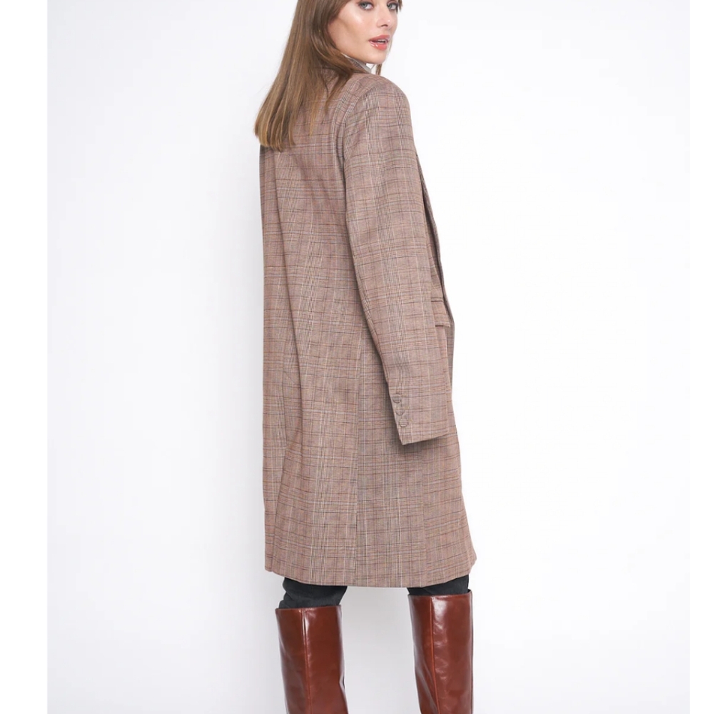 FrenchMauve Jackie Glen Oversized Longline Jacket Size S - Picture 4 of 9